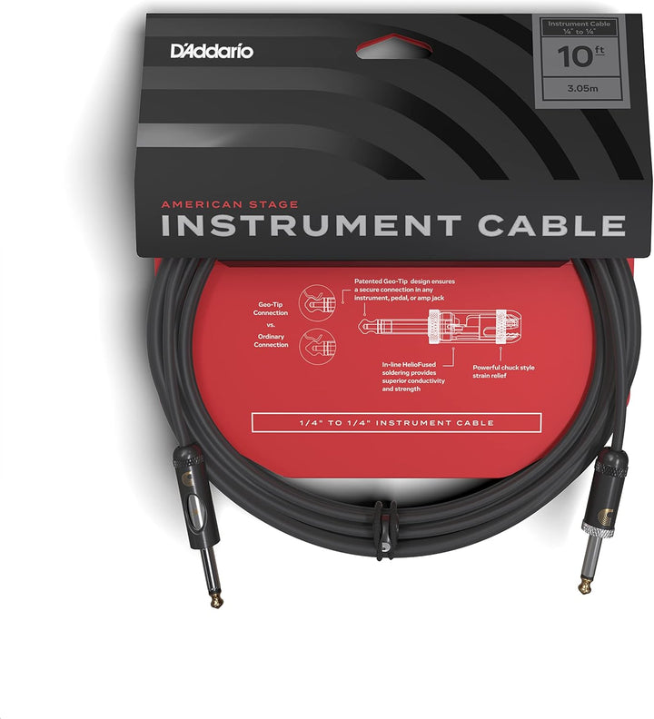 Planet Waves PW-AMSK-10 D`Addario American Stage Kill Switch Musikinstrumente Kabel (3,1 m) 3.048 Me