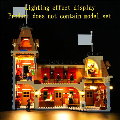 GEAMENT LED Licht-Set Kompatibel mit Lego Disney Zug mit Bahnhof (Disney Train and Station) - Beleuc