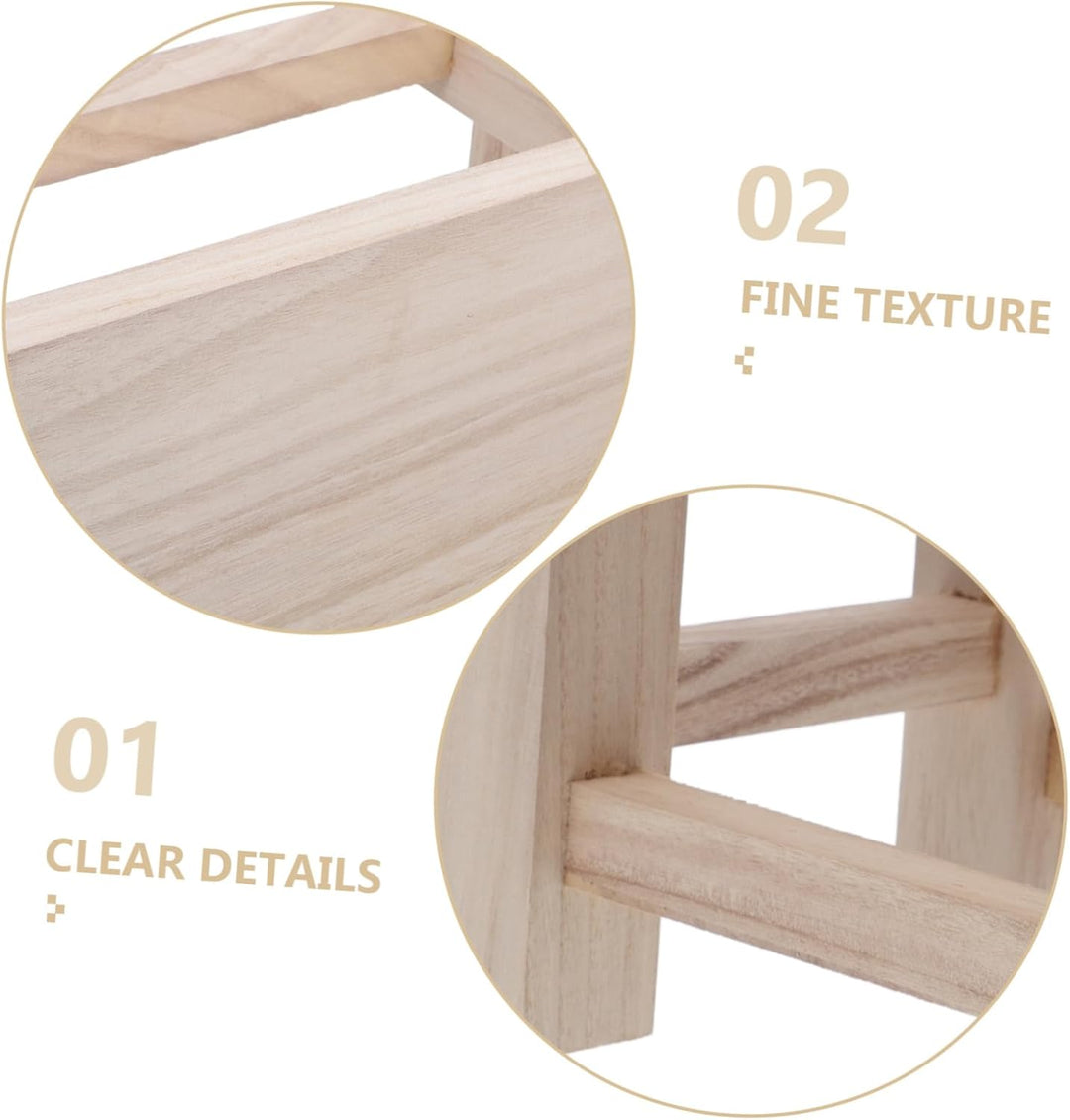 TOPBATHY Holz Hocker Klein Massiv Aus Naturholz Schuhhocker Tritthocker Wechselschuhhocker Für Zuhau