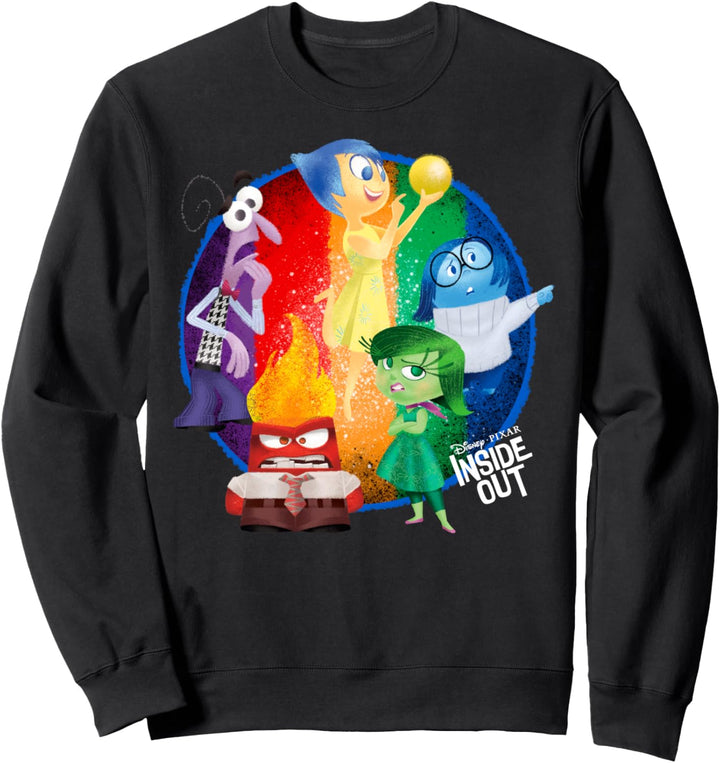 Disney Pixar Inside Out Circle Of Friends Group Shot Sweatshirt