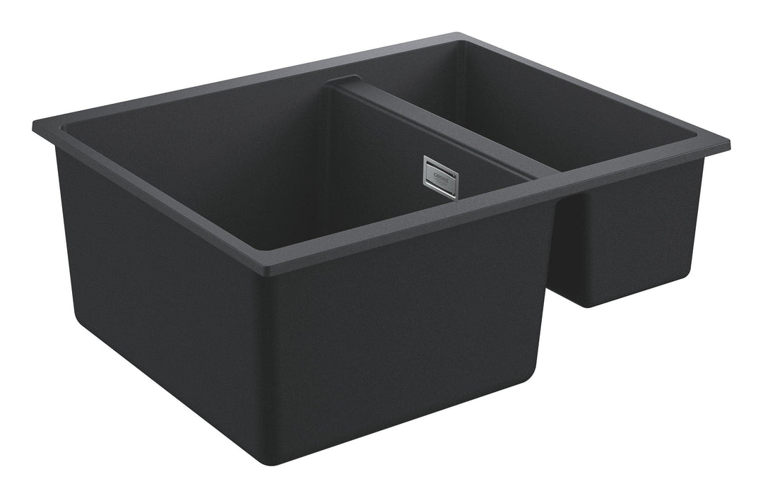 GROHE 31648AP0 K500, Kompositspüle, 66 x 54,5 x 29 cm, granit schwarz K500 Granit Schwarz 55,5 x 46