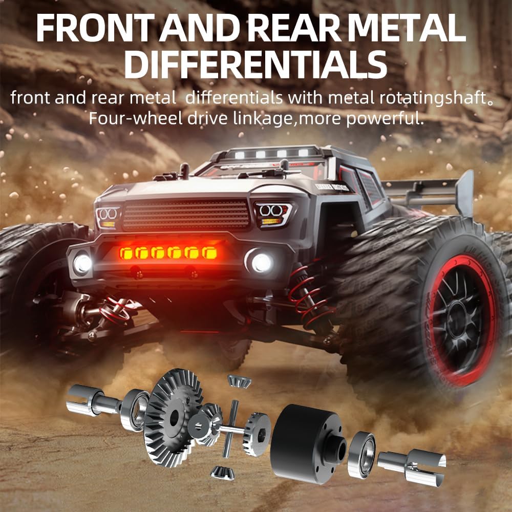 X-Verse SG316MAX 1:16 80KM/H Ferngesteuertes Auto Bürstenloses RC Autos Offroad, 2.4GHz All Terrain
