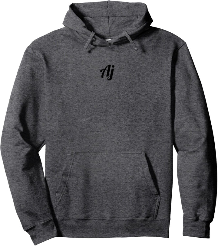 Top That Says the Name AJ | Cute Adults Kids - Graphic Pullover Hoodie