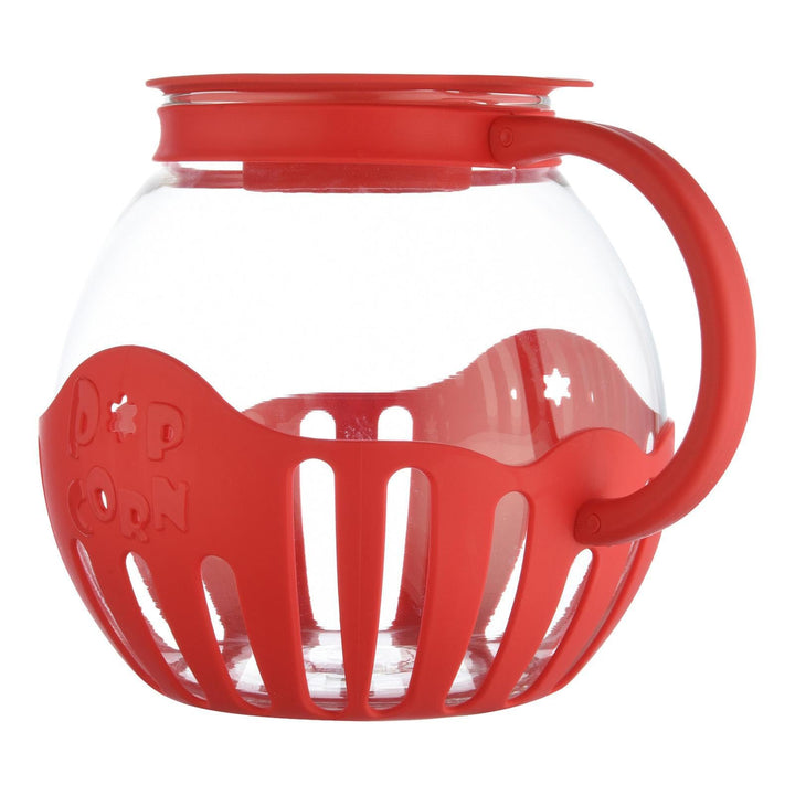 Popcorn-Maschine - Air Popcorn Popper Bowl Mit Deckel, Popcorn Maker Mikrowelle, Rot Red, Red