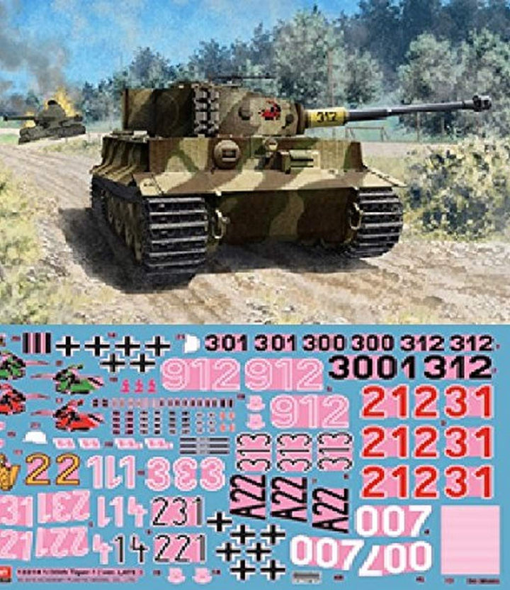 Academy AC13314 Tank,Tiger Modell, Mehrfarbig