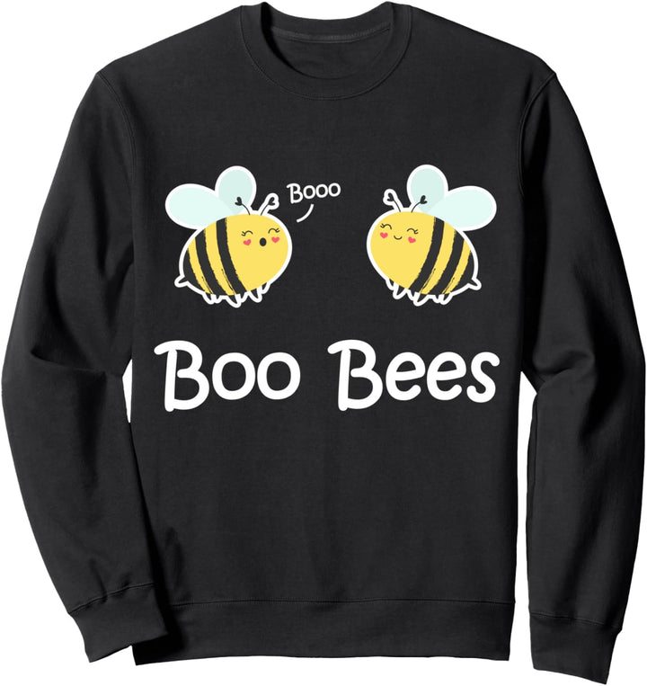 Boo Bees - Halloween Ghostby Here for the Boos Woman Sweatshirt