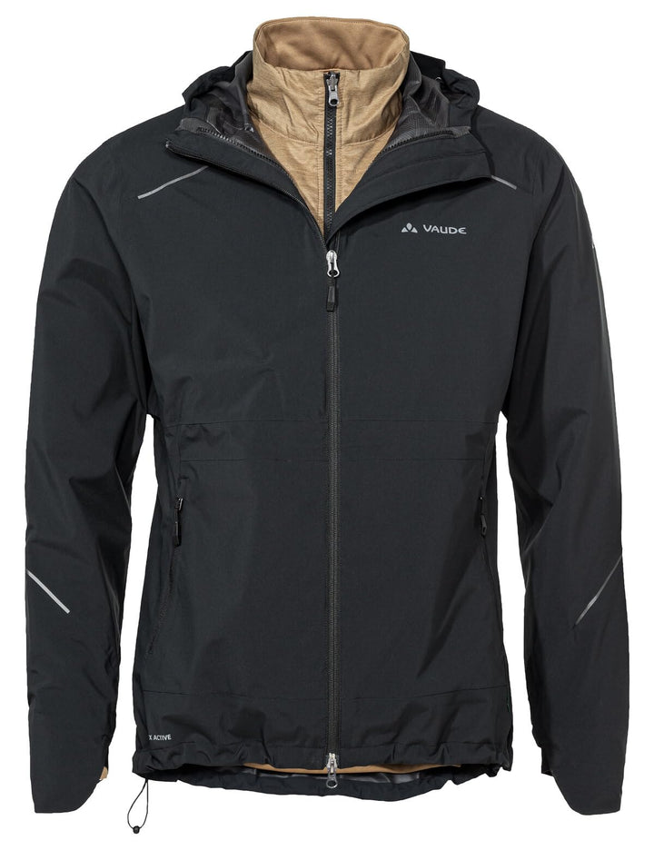 VAUDE Herren Men's Yaras 3in1 Jacket Doppeljacke S black/oat, S black/oat