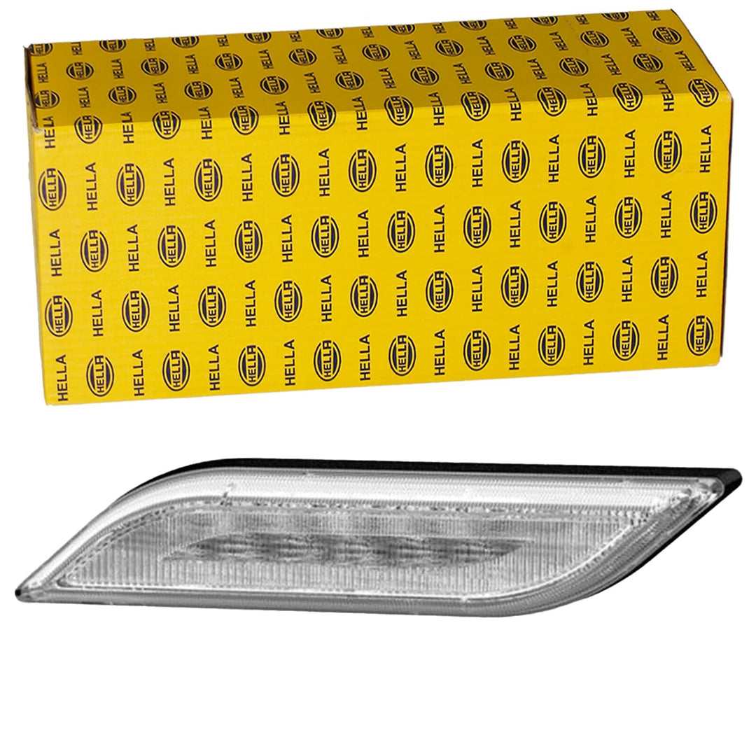 HELLA - LED-Tagfahrleuchte - Shapeline Style - 24/12V - gerade - Lichtscheibenfarbe: glasklar - LED-