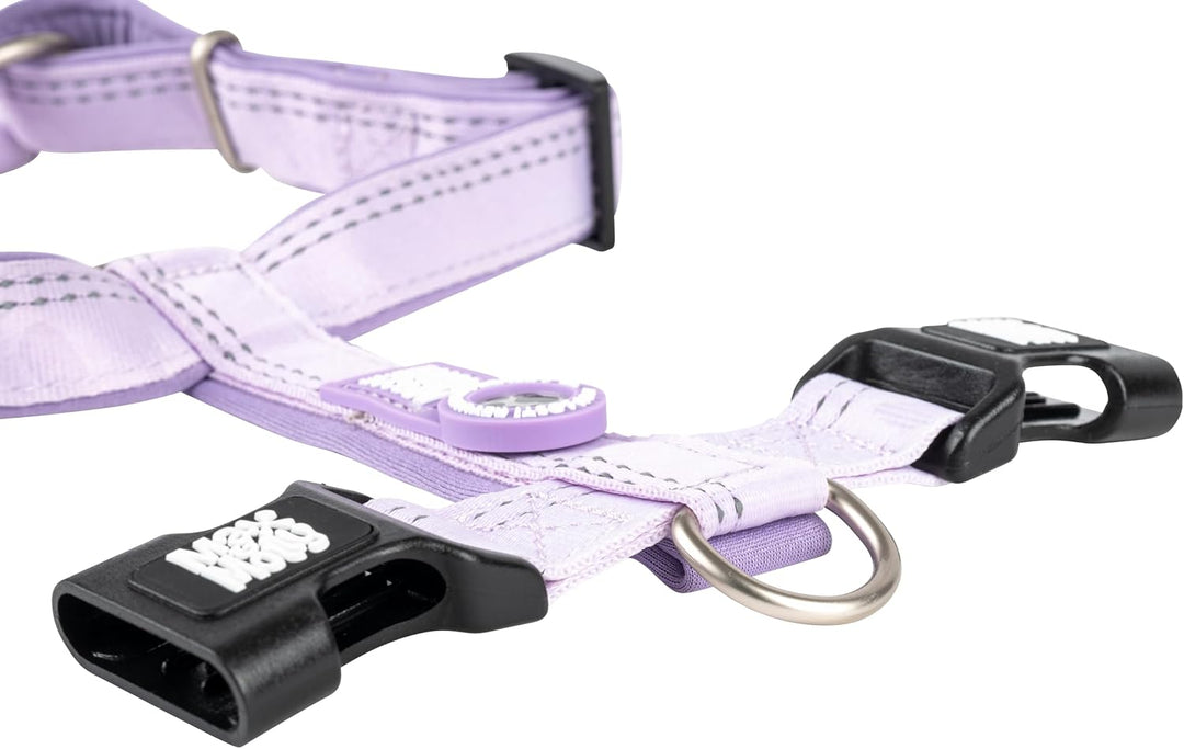 Max &amp; Molly Hundegeschirr Matrix 2.0 Lavender/XS in H-Form, für Hunde mit Gotcha! Smart ID, Geschirr