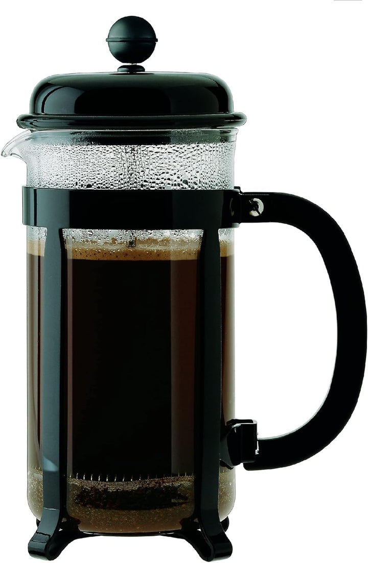 Bodum Java French Press Kaffee- und Teebereiter mit bruchsicherer SAN-Kunststoff-Karaffe, 100 ml, Sc