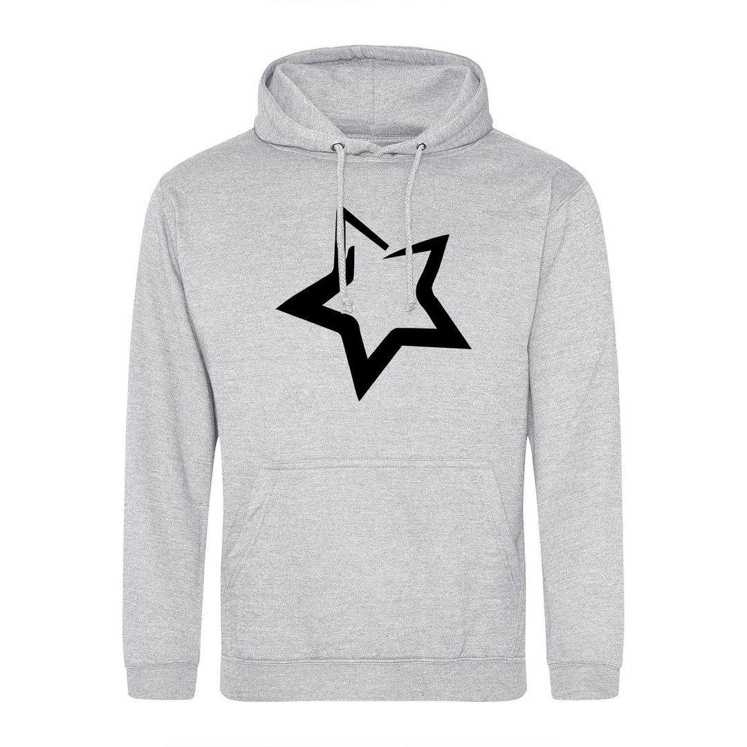 huuraa Unisex Hoodie Stern Star Pullover Vegan Grösse S mit stylischem Motiv Geschenk Idee für Freun