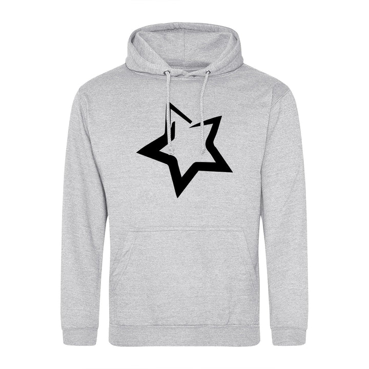 huuraa Unisex Hoodie Stern Star Pullover Vegan Grösse S mit stylischem Motiv Geschenk Idee für Freun