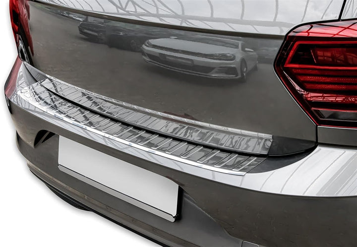 Ladekantenschutz Edelstahl CHROM kompatibel für VW POLO VI | Typ AW | BJ ab BJ 2018 | premium Qualit