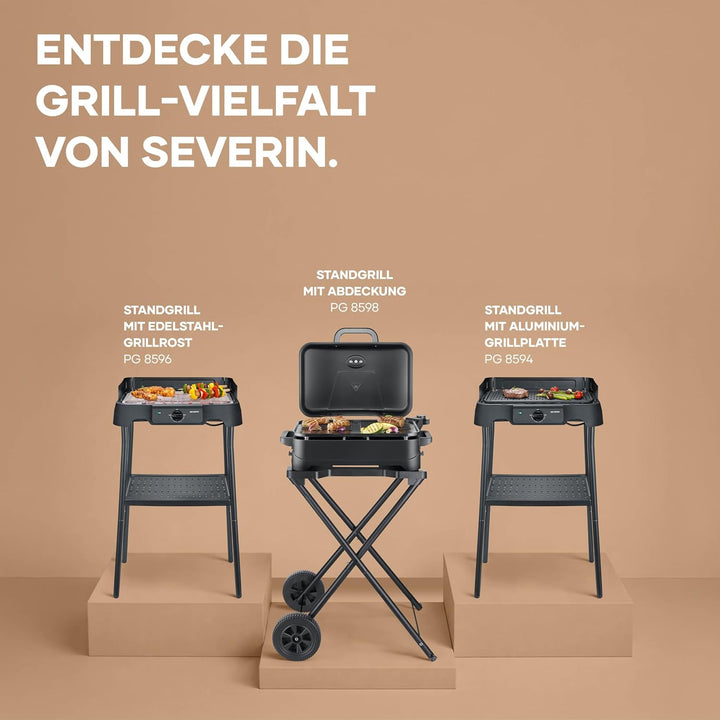 Severin Tischgrill mit Standfuss, Standgrill & Tischgrill (Innen- & Aussennutzung), Balkon & Küche,