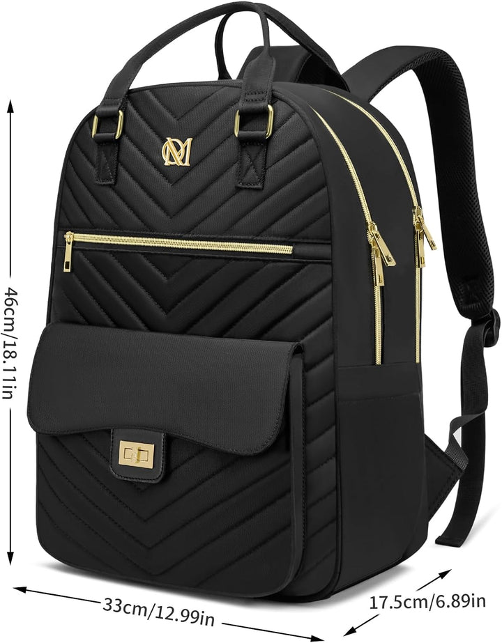 Rucksack Damen 17,3 Zoll Laptoptasche,Schule Rucksack für Uni Studium Student,Damenrucksäcke Arbeits