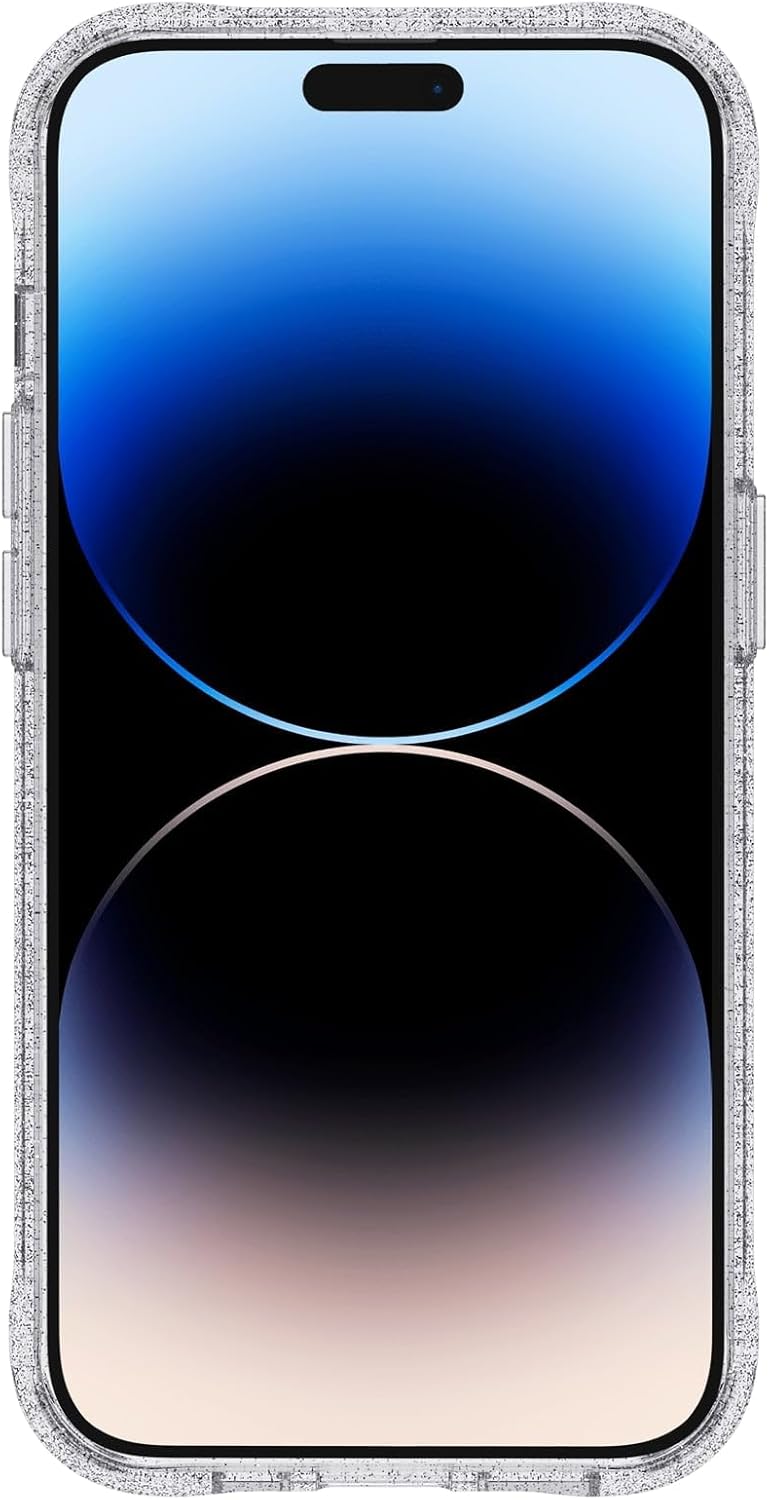 Case-Mate Durchsichtige Kristall-Schutzhülle für iPhone 14 Pro – 3 m Fallschutz, kabelloses Laden ko