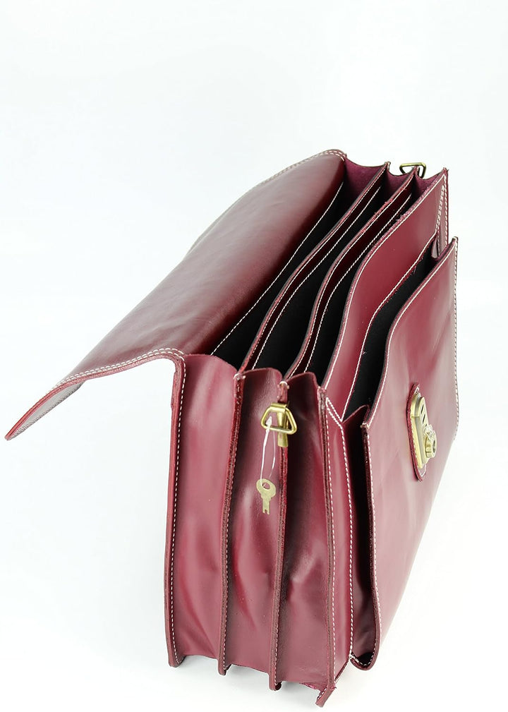Belli Design Bag D italienische Leder Businesstasche Arbeitstasche Messenger Aktentasche Lehrertasch