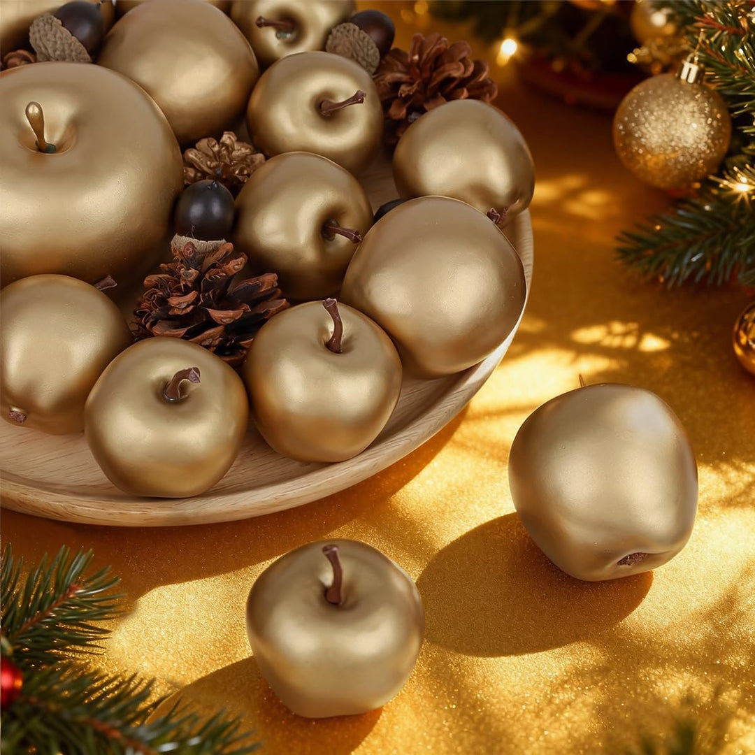 15Pcs künstliche Äpfel Gefälschte Früchte Schaumstoff Kunststoff Apfeldekorationen Faux Simulation A