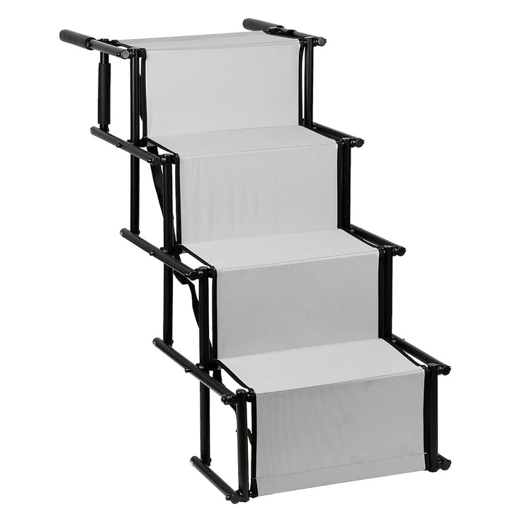 Hunderampe, Hunderampe Auto Klappbar, Hund Auto Rampe, Hundetreppe, Maximale Belastung 75 kg, Einste