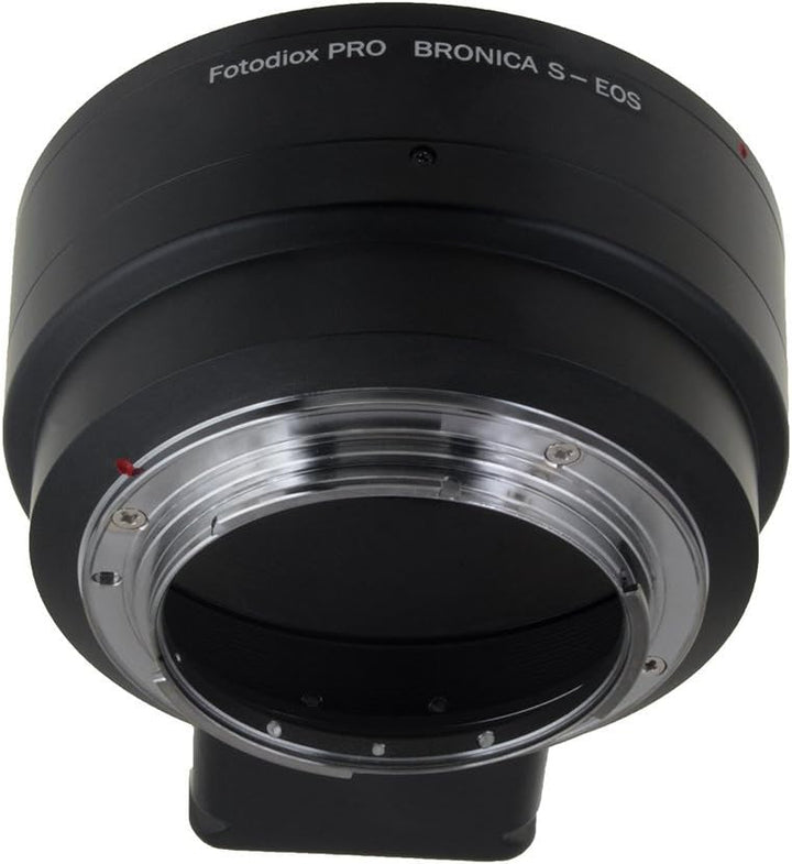 Fotodiox Pro Lens Mount Adapter Compatible with Bronica S Lenses on Canon EOS EF/EF-S Cameras, Broni