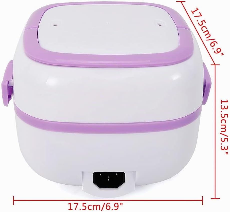 Reiskocher klein &amp; Bento-Box 200W Reise Reiskocher 1L Mini Tragbare multifunktionaler für 1-2 Person