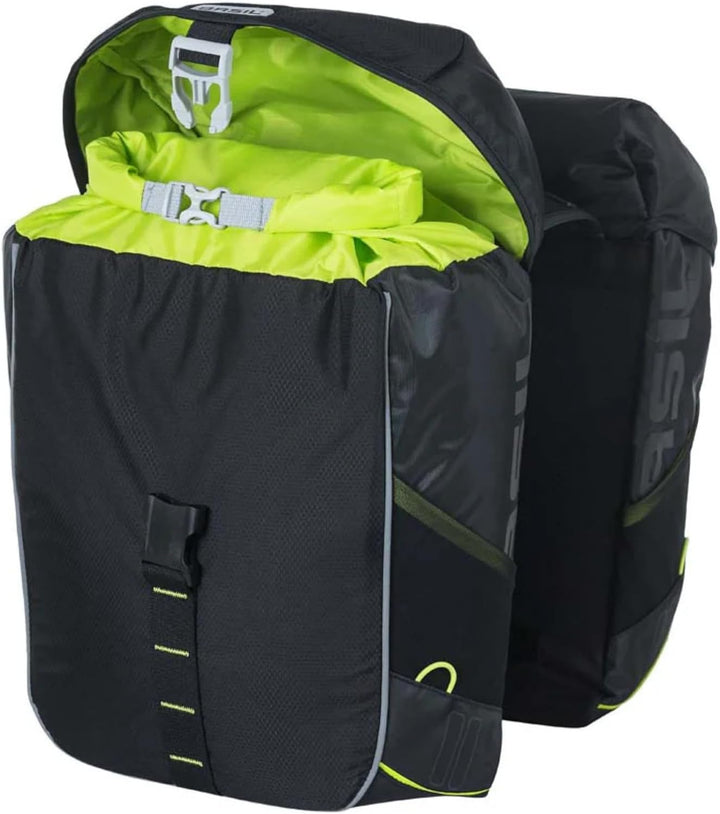 Basil Miles Fahrradtasche 34 x 17 x 43 cm Schwarz (Black), 34 x 17 x 43 cm Schwarz (Black)