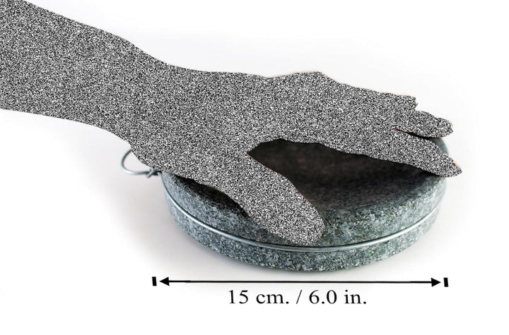 Kleine Grösse 15 cm Granit-Mörser und Stössel Set Steinplatte Set für Gewürze und Salz auf Camping p