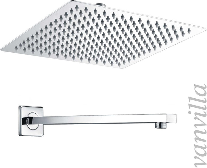 vanvilla Duschsystem mit Unterputz Duscharmatur von Hansgrohe Ecostat Square Thermostat und vanvilla