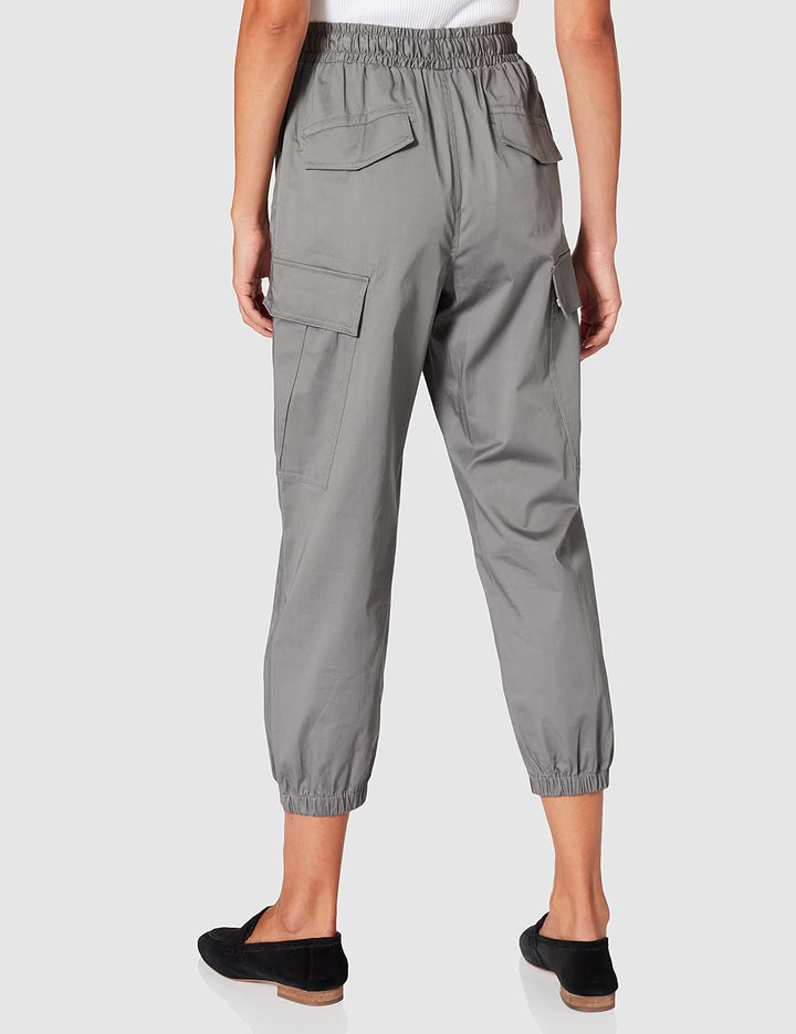 LOOKS BY WOLFGANG JOOP Damen Cargo olive Lässige Hose, Normal M Olive, M Olive