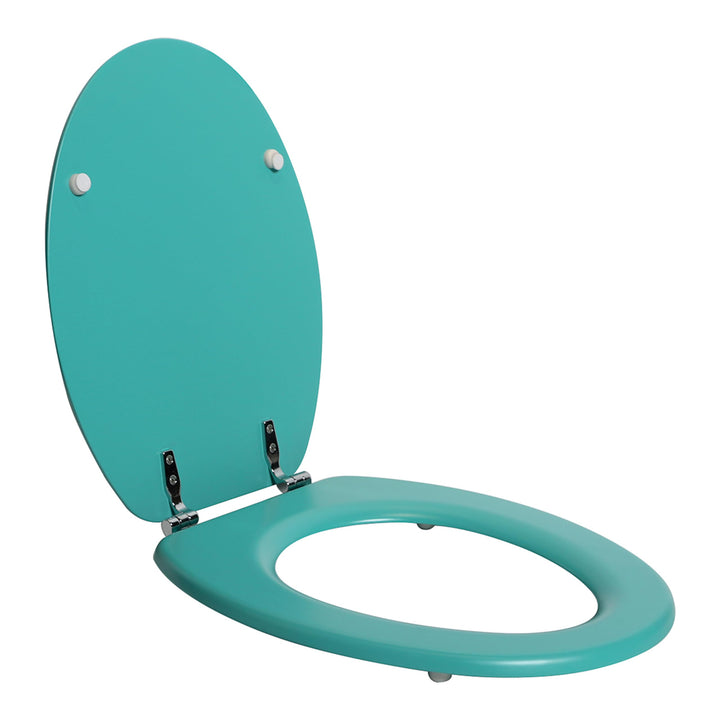 SENSEA - Toilettendeckel POP - Oval - Max 150 kg - MDF FSC - Türkisgrün - Toilettendeckel - Klodecke