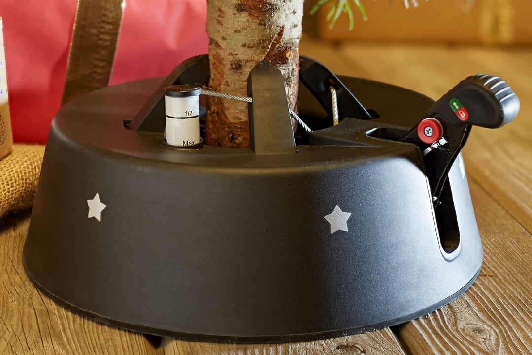 Gartenpirat Christbaumständer Schwarz Pure – Christbaumkreuz – Tannenbaumständer Wasser für Christba
