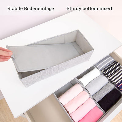 SIMPLE JOY® MALM FileFolding Box für ikea Kommode; DAS ORIGINAL; passgenau; Stabiler Boden; Schublad
