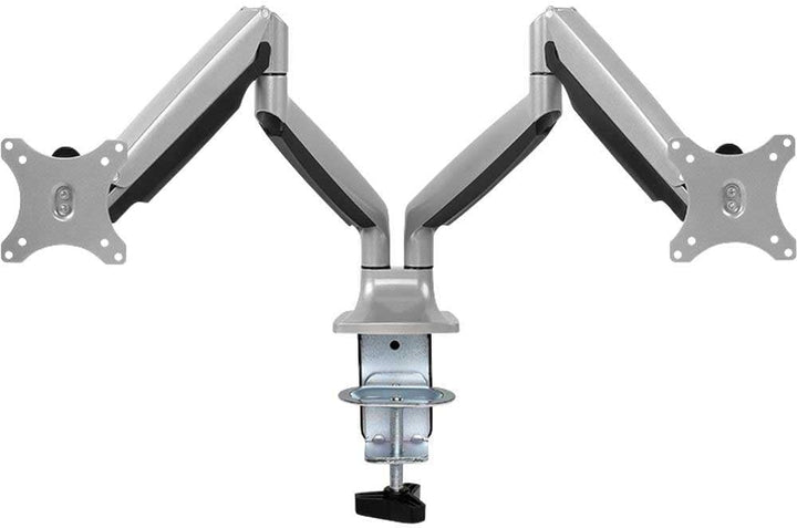 LogiLink BP0043 2-fach Aluminium Monitor-Schreibtischhalterung 33-81,3 cm (13-32 Zoll) silber BP0043