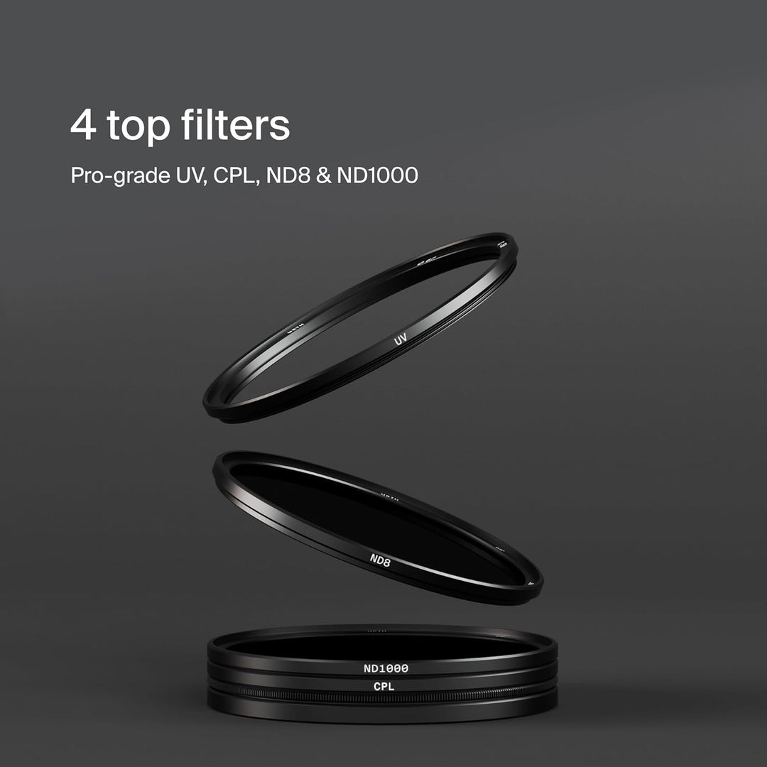 Urth 95mm Magnetisches UV, Polfilter (CPL), ND8, ND1000 Filter Kit (Plus+), 95mm magnetisch