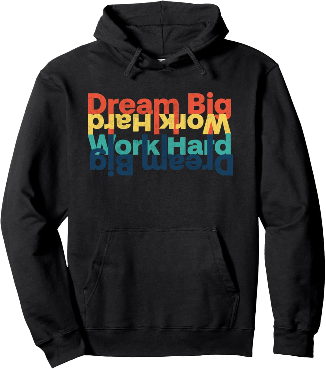 Dream Big Work Hard Casual Fashion || Berlin Streets Pullover Hoodie