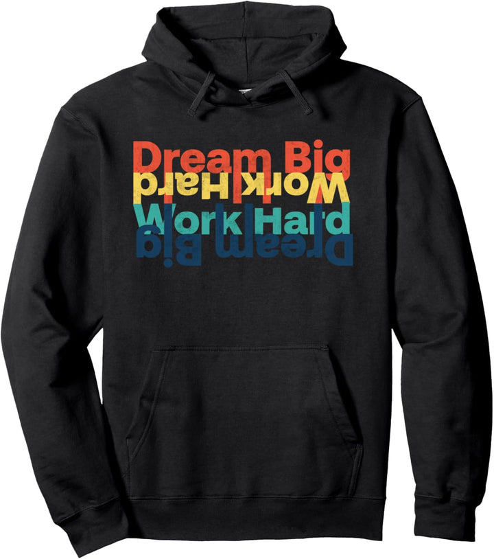 Dream Big Work Hard Casual Fashion || Berlin Streets Pullover Hoodie