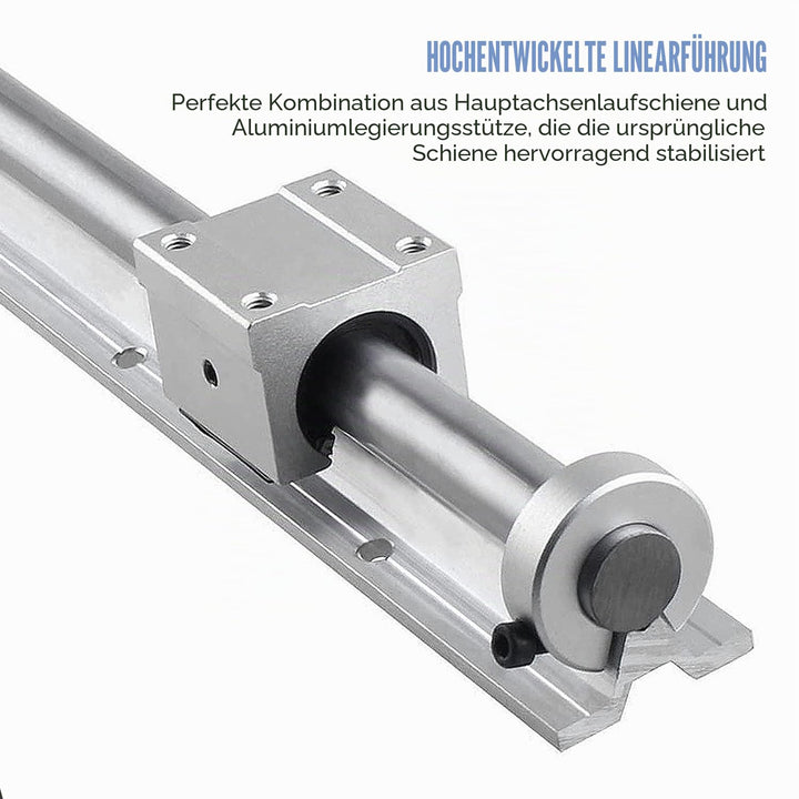 CNCMANS 2Stücke SBR20 300mm Linearführung Linearschiene Führungsschiene mit 4Stücke SBR20UU Linearla