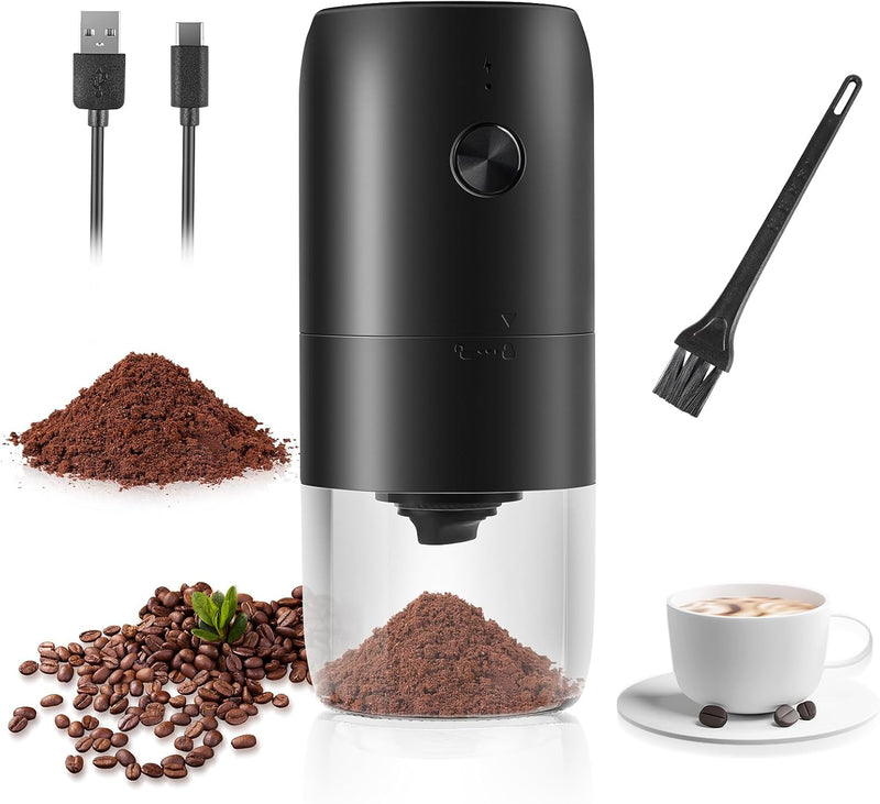 Weinsamkeit Kaffeemühle, USB Wiederaufladbare Elektrische Kaffeemühle mit Keramik Kegelmahlwerk Eins