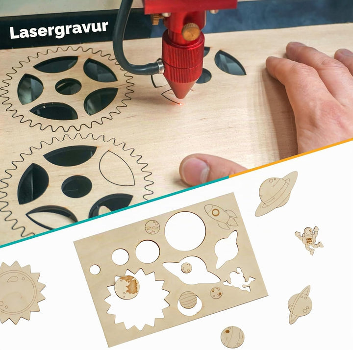 SWAWIS 10 Stück A4 Sperrholzplatte 3mm, Sperrholz Lindenholz 300 * 210mm, Bastelholz-Platten, Holz P