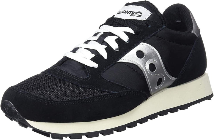 Saucony Jazz Original Vintage Herren Sportschuhe 42 EU Black White, 42 EU Black White