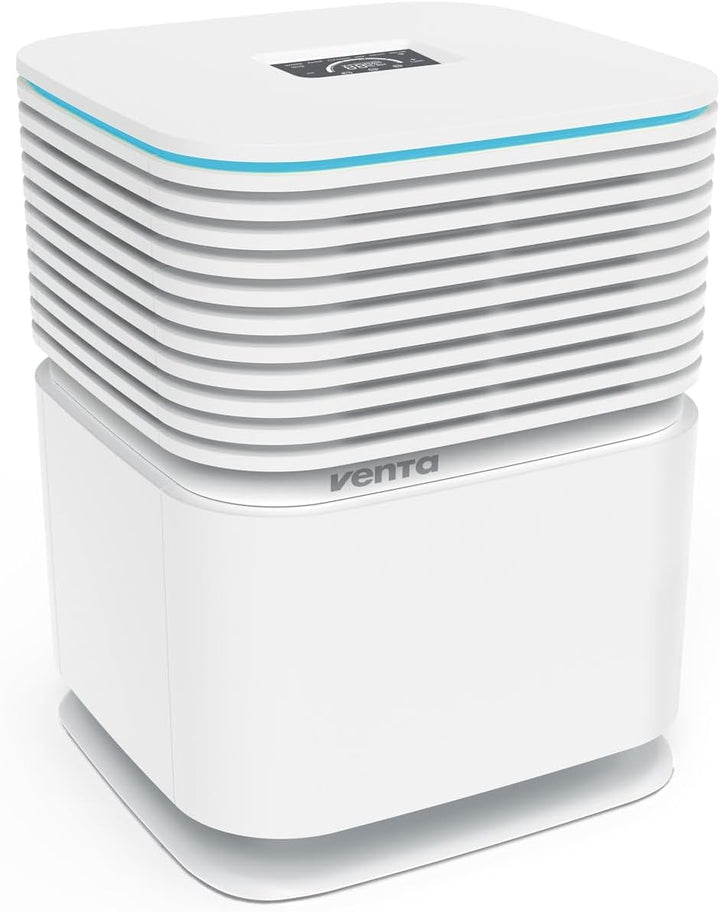 Venta Luftbefeuchter AH730, leise 24 dB(A), energieeffizient 5 Watt, hygienische Kaltverdunstung ohn