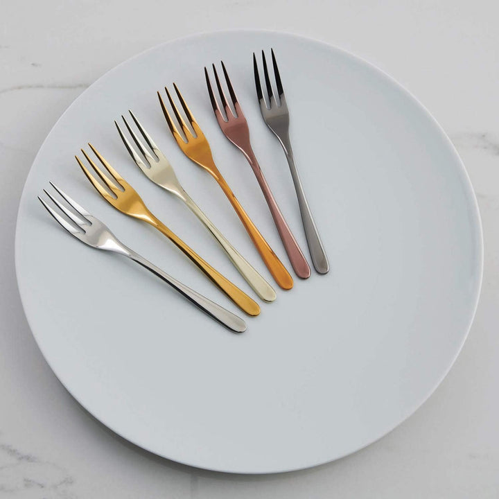 Rosenthal Sambonet - Taste - Kuchengabeln - Edelstahl - Multicolor - 6er Set