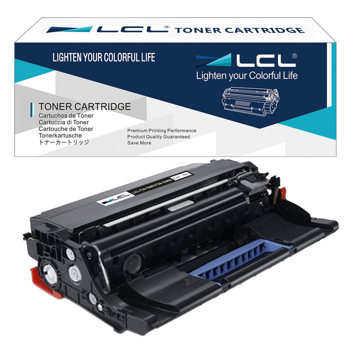 LCL Remanufactured Trommel 724-10491 724-10492 KVK63 (1 Schwarz) Ersatz für Dell B2360d B2360dn B346
