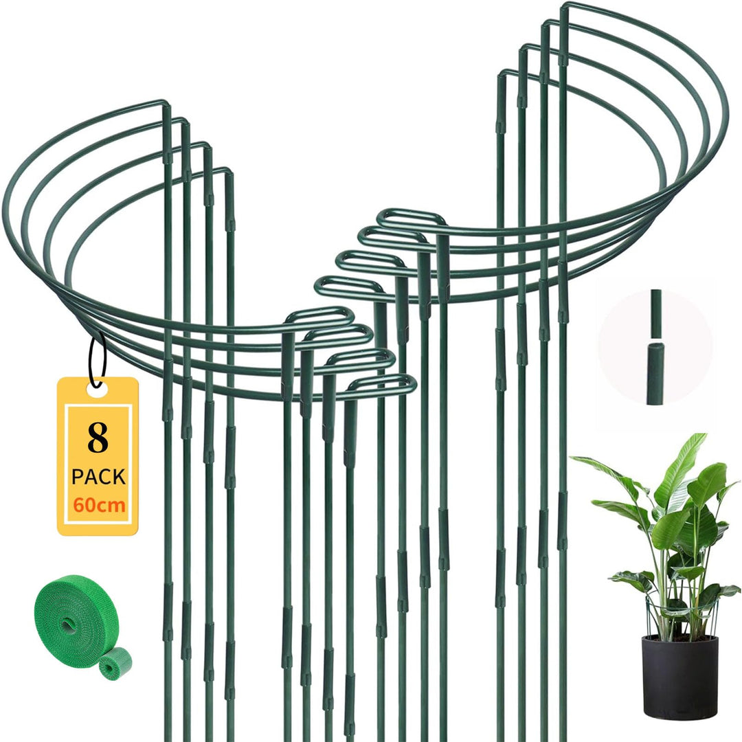 Pflanzenstütze 3-in-1 Pflanzenhalter Aus Metall Mit Zubehör Pulverbeschichtet Rostfrei Für Hortensie