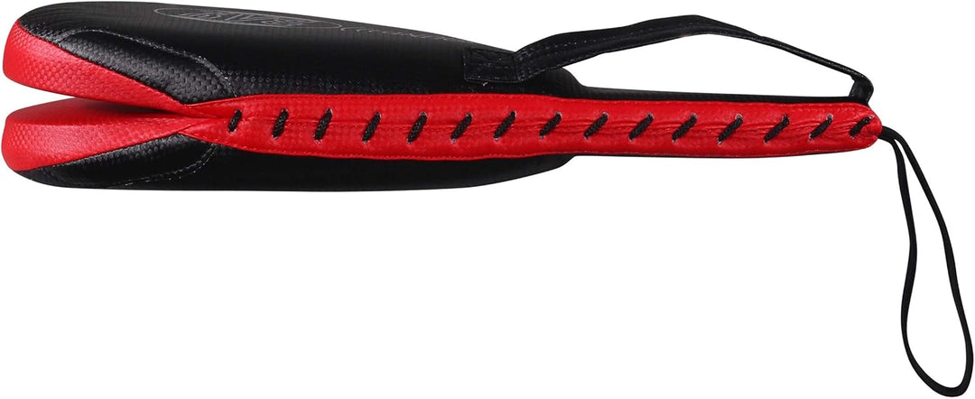 BAY Sound Strips Doppel-Handmitt aus PU-Leder für Kampfsport, Anatomisch Geformte Griffe mit Handsch