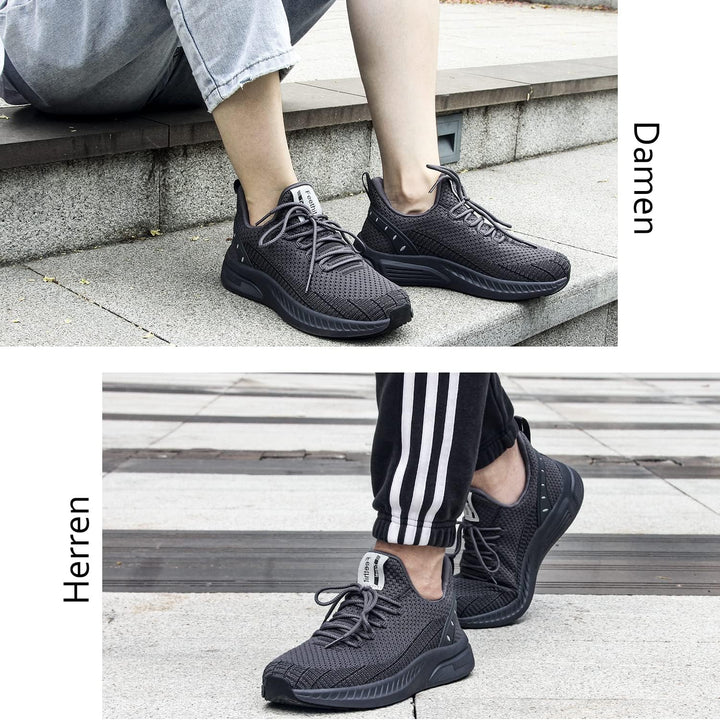 Feethit Turnschuhe Herren Laufschuhe Sportschuhe Sneaker rutschfeste Gummisohlen Leichte und Atmungs