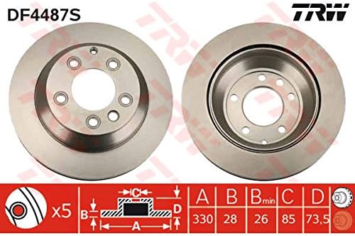 TRW AUTOMOTIVE AFTERMARKET DF4487S Bremsscheibe - (Paar)