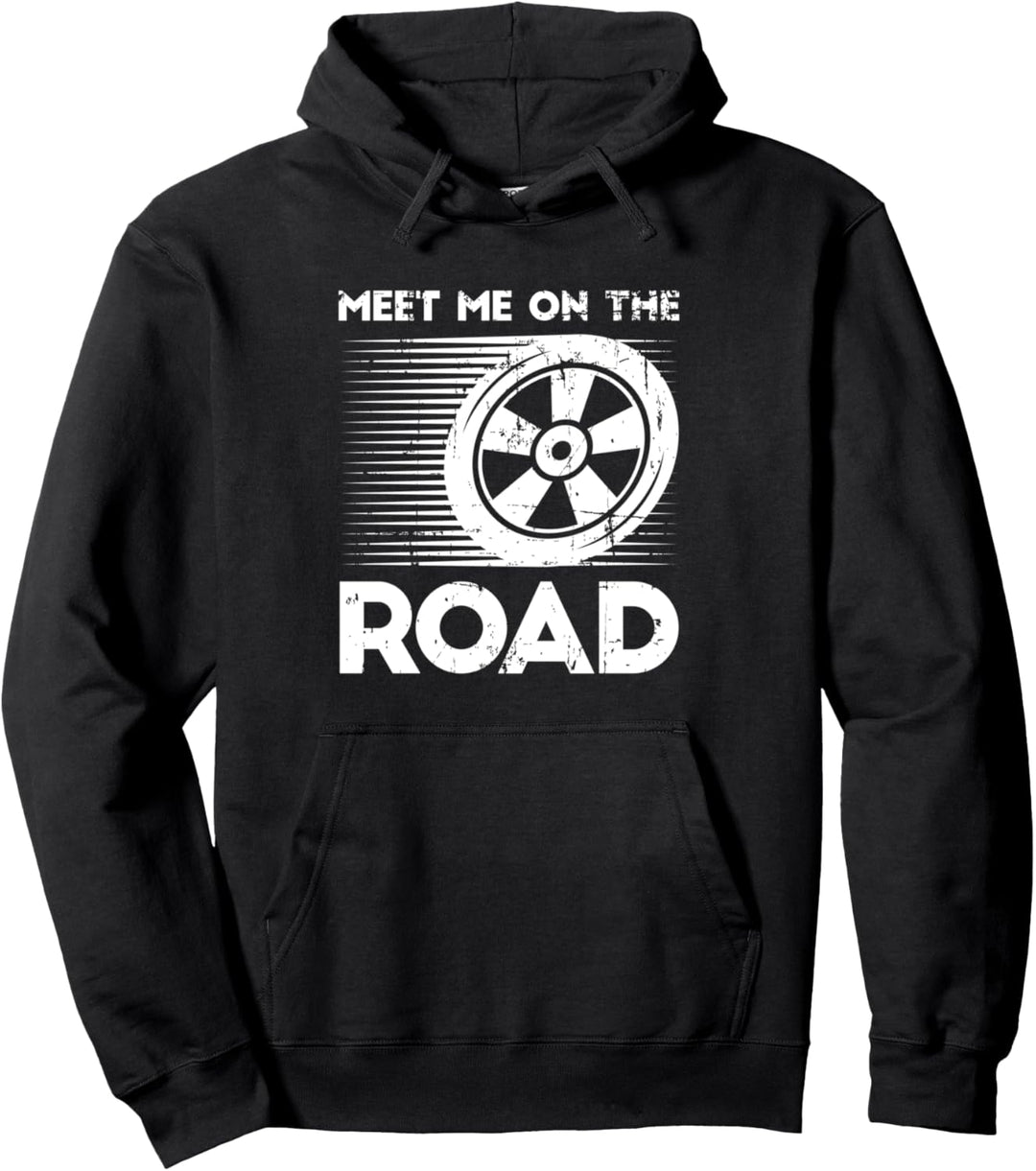 Meet Me On The Road Auto Mechaniker Geschenk Auto Tuning Pullover Hoodie