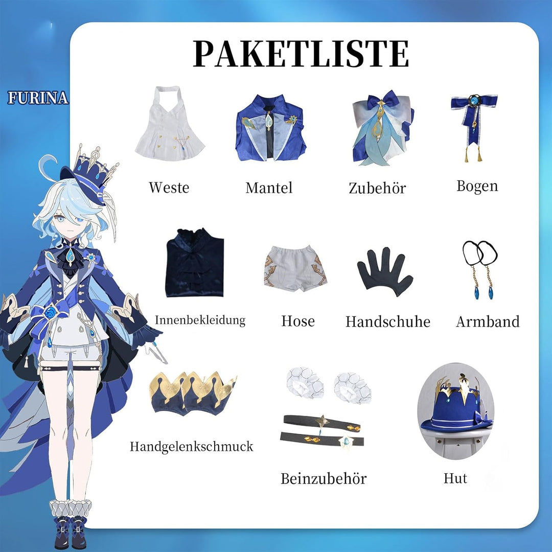 Genshin Cosplay Venti Yae Miko Raiden Shogun Arlecchino Cosplay Kostüm Skirk Cosplay Halloween Anzug