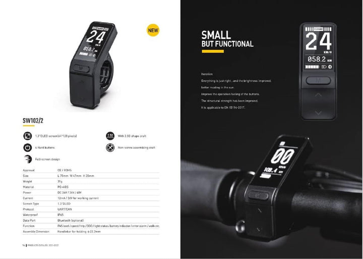 Enerpower Tongsheng TSDZ2 36V 250W Mittelmotor (Edition 2021) mit Zubehör Display & Version wählbar